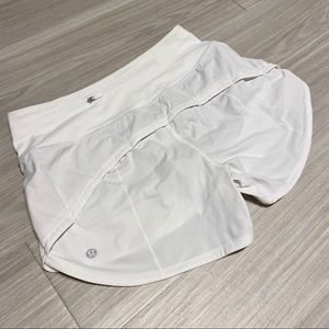 White Lululemon Shorts